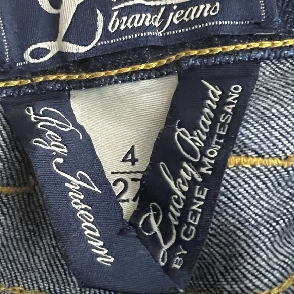 LUCKY BRAND ASHFORD CLASSIC RIDER EMBROIDERED CASUAL EVERYDAY WEAR PREMIUM JEANS - Picture 12 of 13